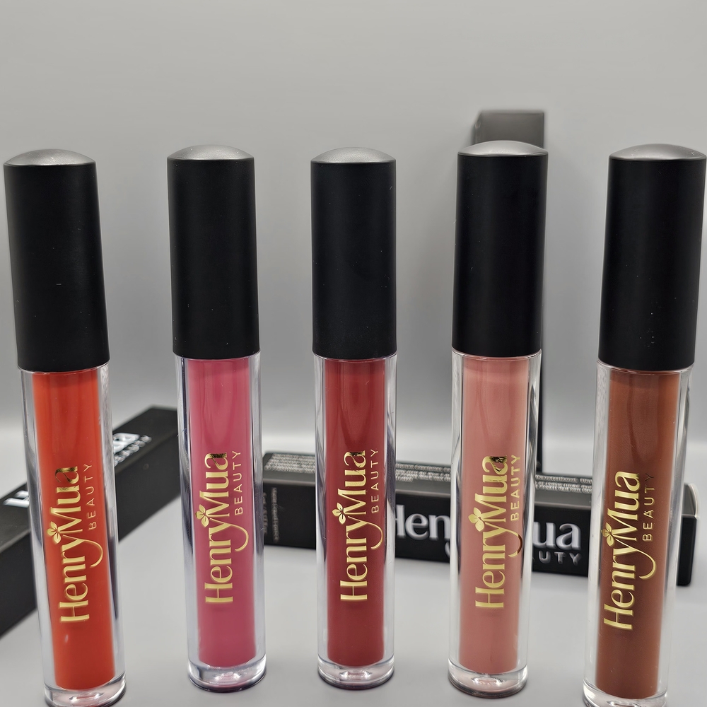 Lip Gloss Set - Red, Pink, Brown Shades